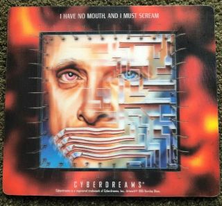 Harlan Ellison 1995 3 - D Mouse Pad I HAVE NO MOUTH AND I MUST SCREAM 2