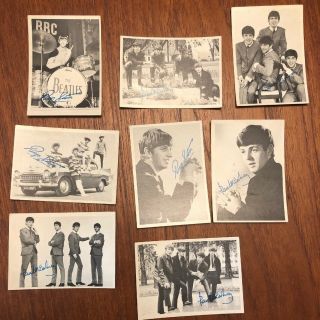 46 1964 T C G Beatles Black & White 1st Series Gum Trading Cards 3