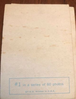 46 1964 T C G Beatles Black & White 1st Series Gum Trading Cards 7