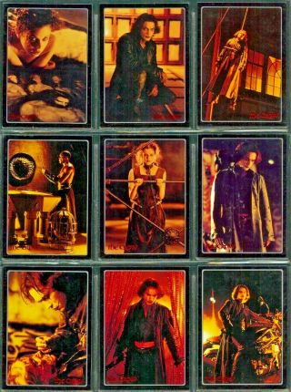 The Crow City Of Angels - Movie Complete Card Set (90) 1996 - Brandon Lee - Nm