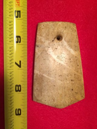 Yellow Quartz Pendant - Birdstone Bannerstone Arrrowhead Artifact