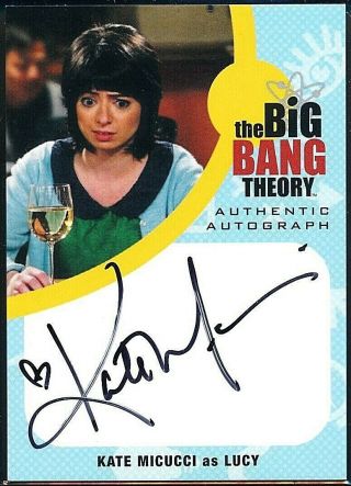 2016 The Big Bang Theory Season 6 & 7 Kate Micucci Auto Autograph Lucy Actress