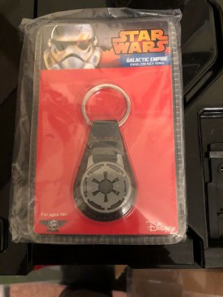Star Wars Galactic Empire Imperial Insignia Emblem Key Chain Ring Fob