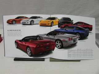 2005 GM Dealer Sales Brochure Set W/Case Corvette Hummer XLR Cobalt Full Line 05 5