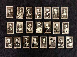 American Tobacco Co.  Cigarette Cards Military Officers Series A & B