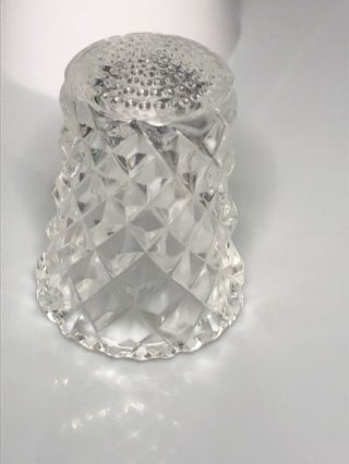 Thimble Glass Crystal Thimble