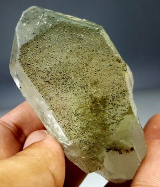 81 Grams Top Quality Rare Cluster Anatase On Chlorine Quartz Crystal Specimen 5
