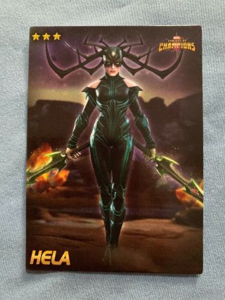 Marvel Contest Of Champions Dave & Busters Non - Foil 32/75 Hela