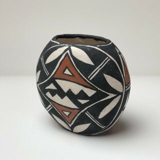 Acoma Pottery Pillow Vase Indian Native American Pueblo