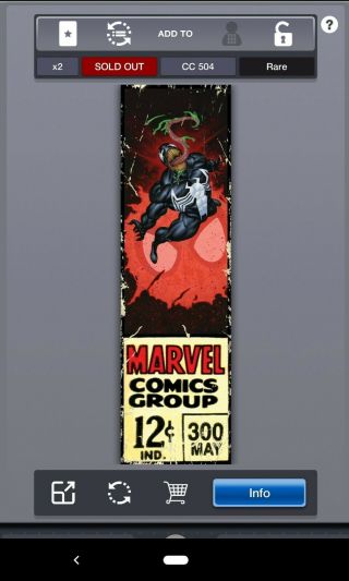 Topps Marvel Collect - Corner Boxes - Venom 