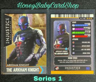 Injustice Arcade Series 1 Oop Card 91 Ak The Arkham Knight Power Rare