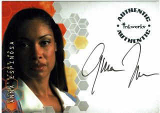 Alias Season 4 Autograph Card A33 Gina Torres As Anna Espinosa