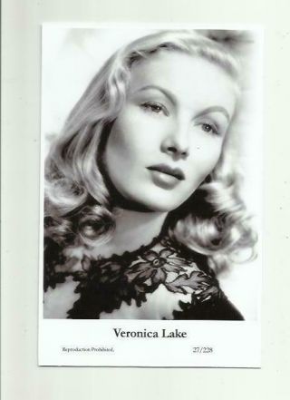 (n494) Veronica Lake Swiftsure (27/228) Photo Postcard Film Star Pin Up
