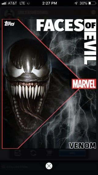 Topps Digital Marvel Collect Venom Foe Motion