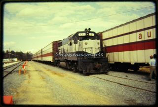 Osld Railroad Slide Rf&p 131 At Auto - Train Yard Lorton Va 3/2/72