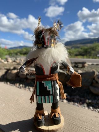 Native American Small Badger Kachina Doll Arizona Navajo Signed