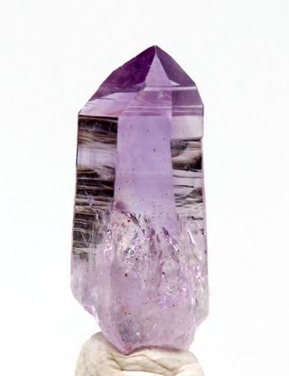 Vera Cruz Amethyst Quartz Crystal Mineral Specimen Las Vigas Mexico W/ Id Card