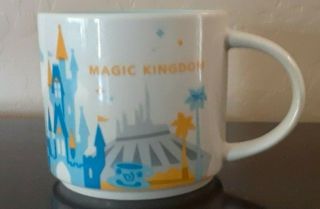 First Edition Starbucks Coffe Disney World Parks Magic Kingdom You Are Here Mug