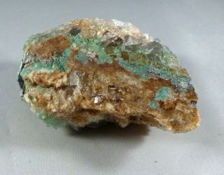 Brochantite and Galena in Quartz Mineral Specimen Blanchard Mine,  N.  M. 3