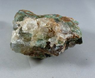 Brochantite and Galena in Quartz Mineral Specimen Blanchard Mine,  N.  M. 4