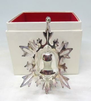 Reed & Barton 3d Silverplate Snowflake Bell Fourth Edition