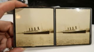 Photo Stereoview Card Of March 1 1930 Rms Aquitania