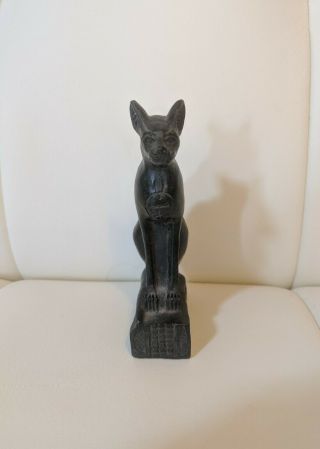 Egyptian Bastet Bast Cat Goddess 4 " Tall Figurine Statue