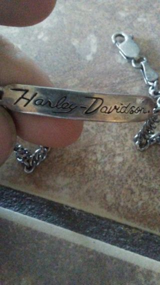 Harley - Davidson Sterling Silver Bracelet (made By Mod)
