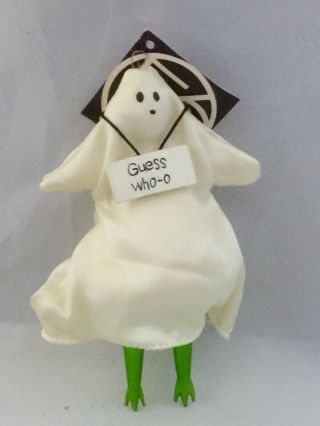 Department 56 Vintage 2000 Halloween Guess Who - O Frog In Ghost Costume Ornament