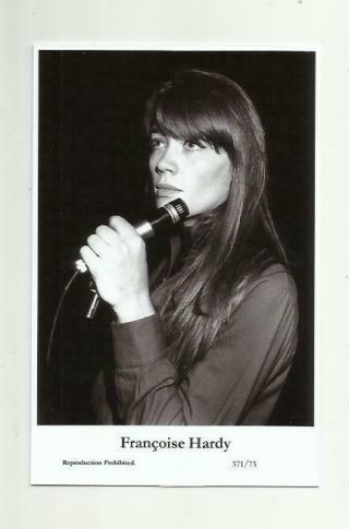 (n495) Francoise Hardy Swiftsure (371/73) Photo Postcard Film Star Pin Up
