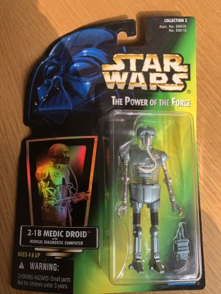 Star Wars Potf 2 - 1b Medic Droid Action Figure Bnib - Vintage