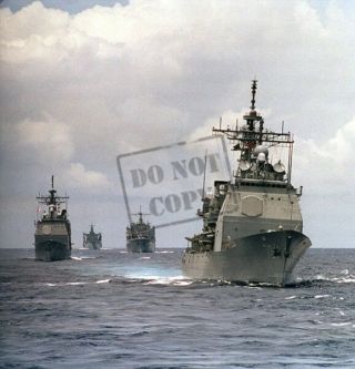 Us Navy Usn Aircraft Carrier Uss Constellation Battle Group N4 8x12 Photograph