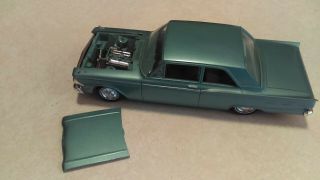 1962 Vintage Amt Ford Galaxie 500 With Opening Hood Visible Engine Promo Model