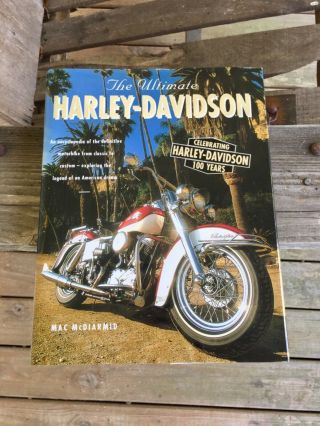 Vintage 100th Anniversary Harley Davidson Hard Cover Book Coffee Table Book