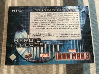 Iron Man Coatume Card Tony Stark HT - 2 2