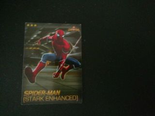 Spider Man Stark Enhanced Card 61 Marvel Contest Of Champions Dave & Buster 