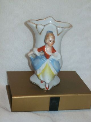 Vintage Porcelain Half Doll Related Vase (42)