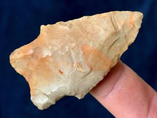 Colorful Heavy Duty Point Ross Co. ,  Ohio Authentic Arrowhead Artifact Mb16