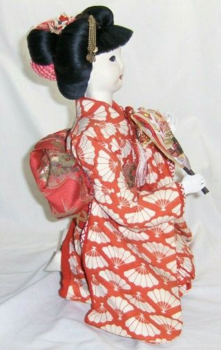 Vintage Large Rare Possible Nishi Japanese Geisha Doll 24 inches Tall 470 5