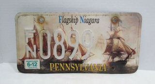 Pennsylvania Flagship Niagara License Plate Pa Fn0899 Auto Tag