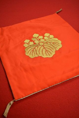 VX97/90 Vintage Japanese Fabric Silk Antique Boro FUKUSA Hand embroidery 15 