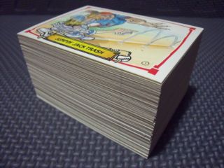 Baseballs Greatest Grossouts Complete 124 - Card Set,  3 Wrappers Garbage Pail Kids
