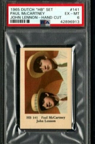 1965 Paul Mccartney & John Lennon Psa 6 Dutch  Hb  Set 141