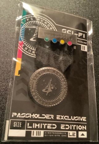 Dlr Sci - Fi Academy Annual Passholder Academy Cadet Badge Le 500 Disney Pin