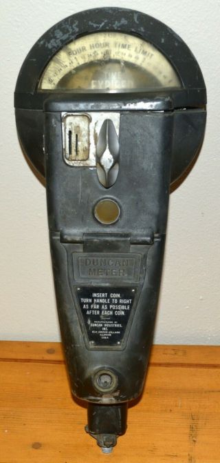 Vintage Duncan Parking Meter Made In Usa