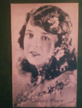 Exhibit Supply Co.  Early Arcade Actress Colleen Moore Rare Violet Sepia