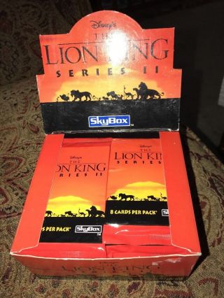Disney Skybox The Lion King Series 2 36 Count Box Packs