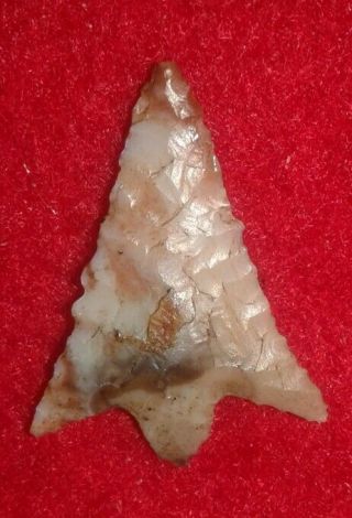 Authentic Arrowheads Artifacts Oregon Gem Grade 7/8 " Gunther Stemmed Ex Favell