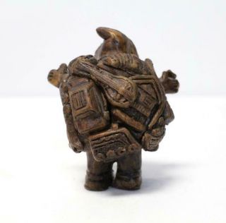 EKEKO Figurine - God of Prosperity Abundance Hand Crafted Clay - Good Luck Charm 3