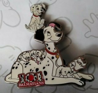Pongo And Puppies 101 Dalmatians Family Puppy Slider Disney Pin 48613